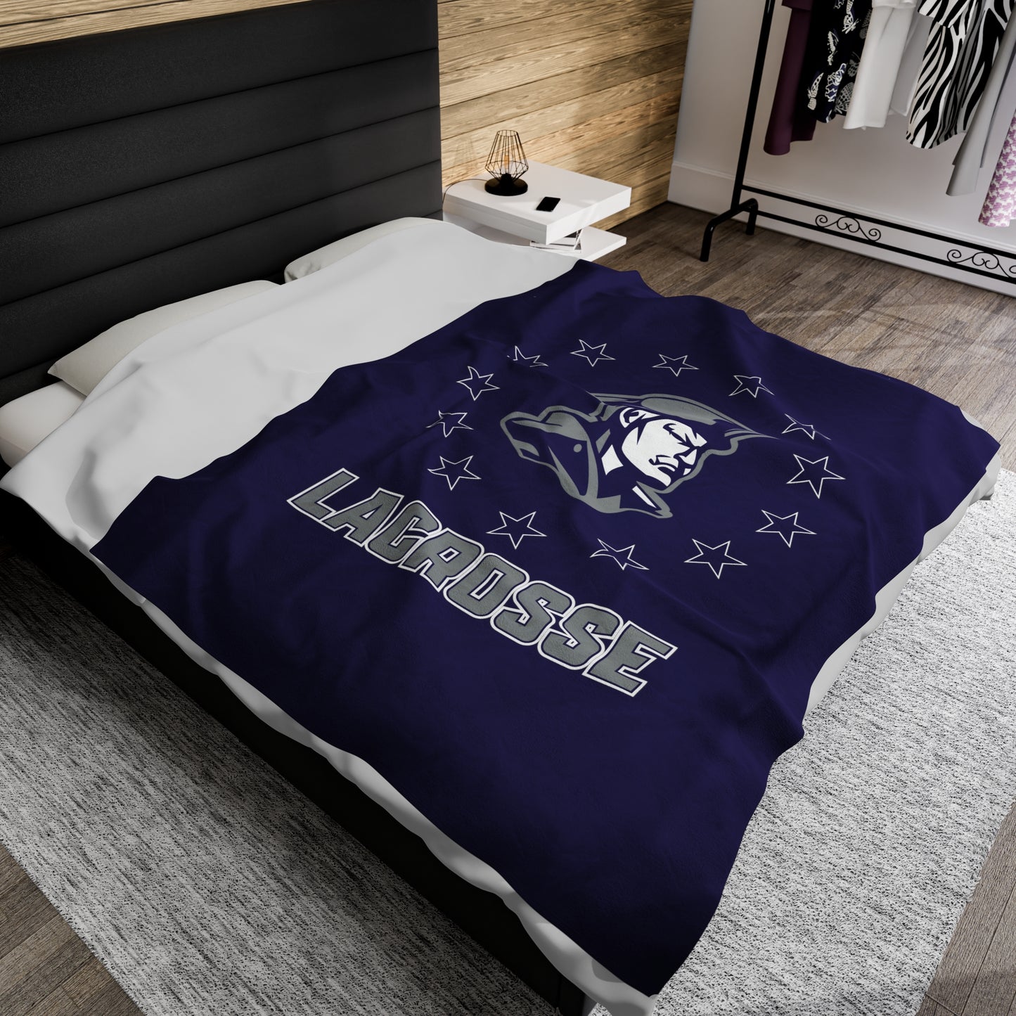 Rebel Lax Velveteen Plush Blanket (60" x 80")