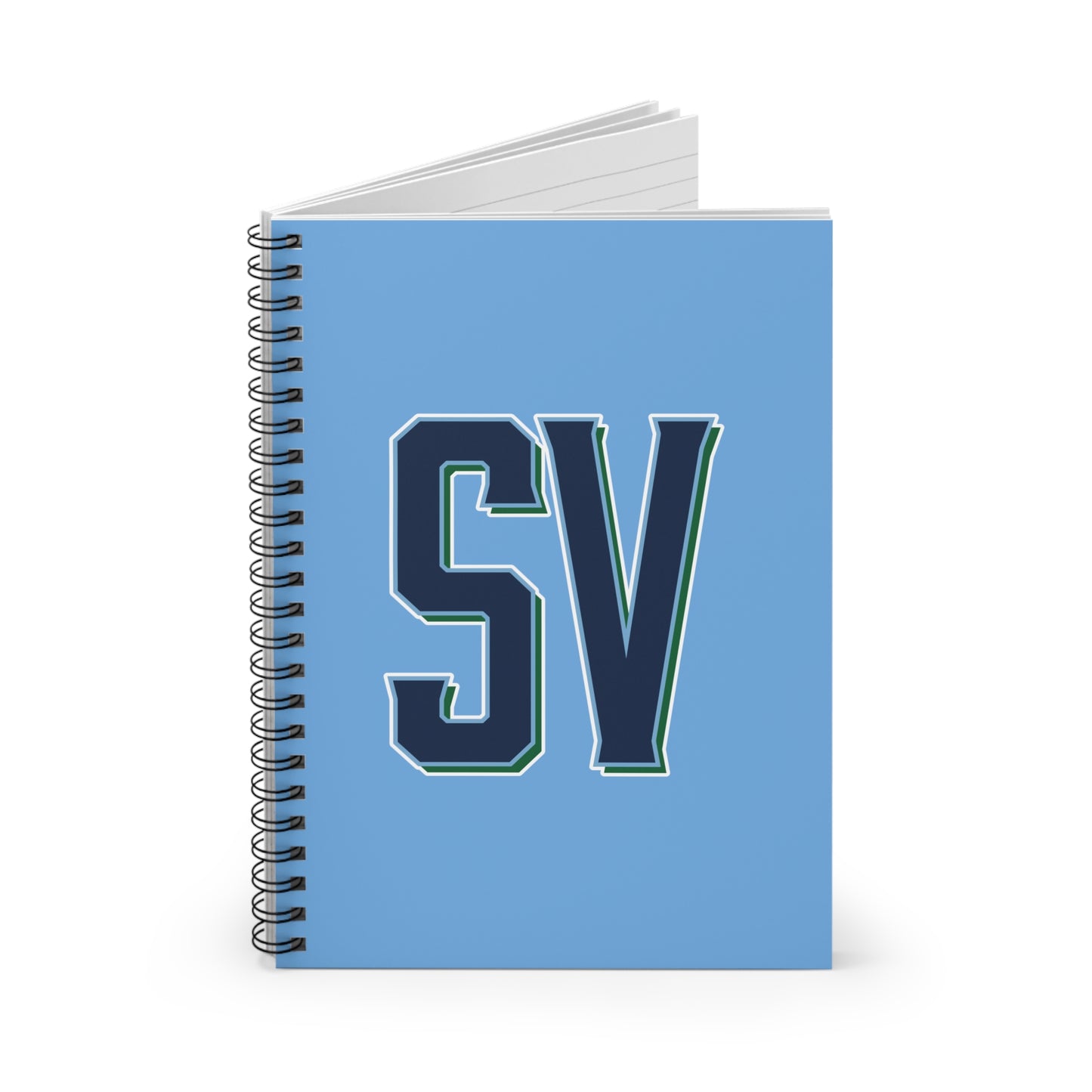 Sun Valley Lacrosse Spiral Notebook - Ruled Line (8" x 6")