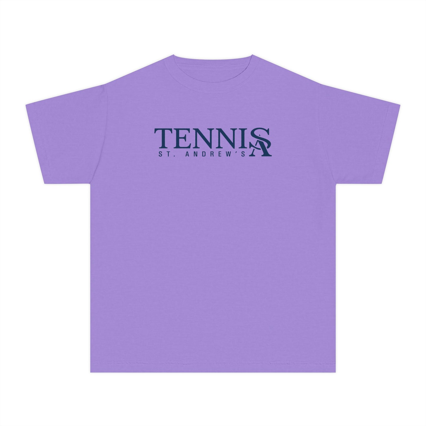 Youth Saints Tennis Comfort Colors Garment Dyed T-Shirt