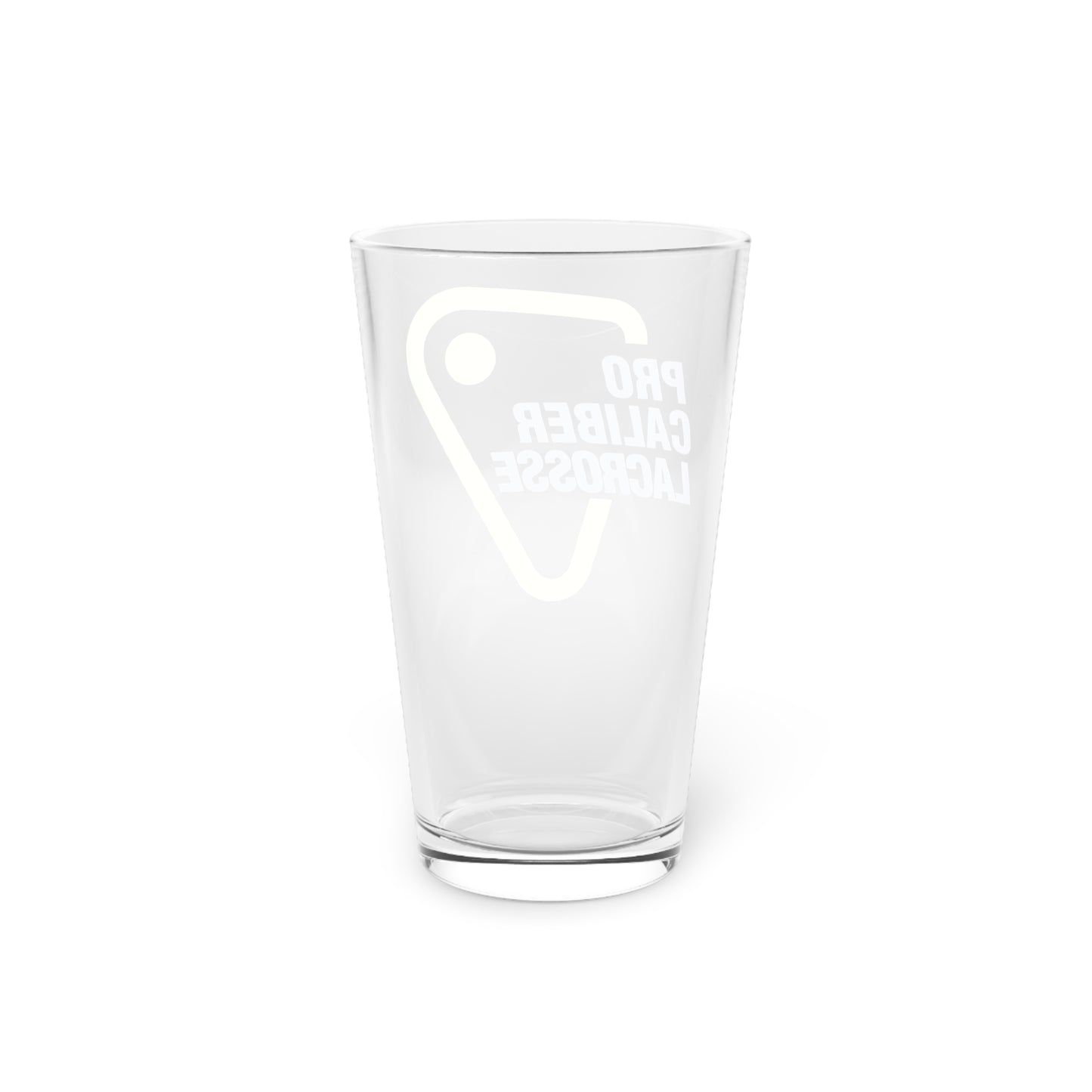 Pro Caliber Lacrosse Pint Glass