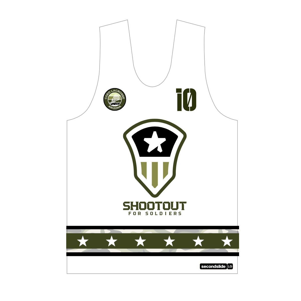 Shootout for Soldiers Reversible Pinnie