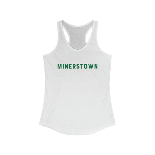 Women's Minerstown Next Level Racerback Tank