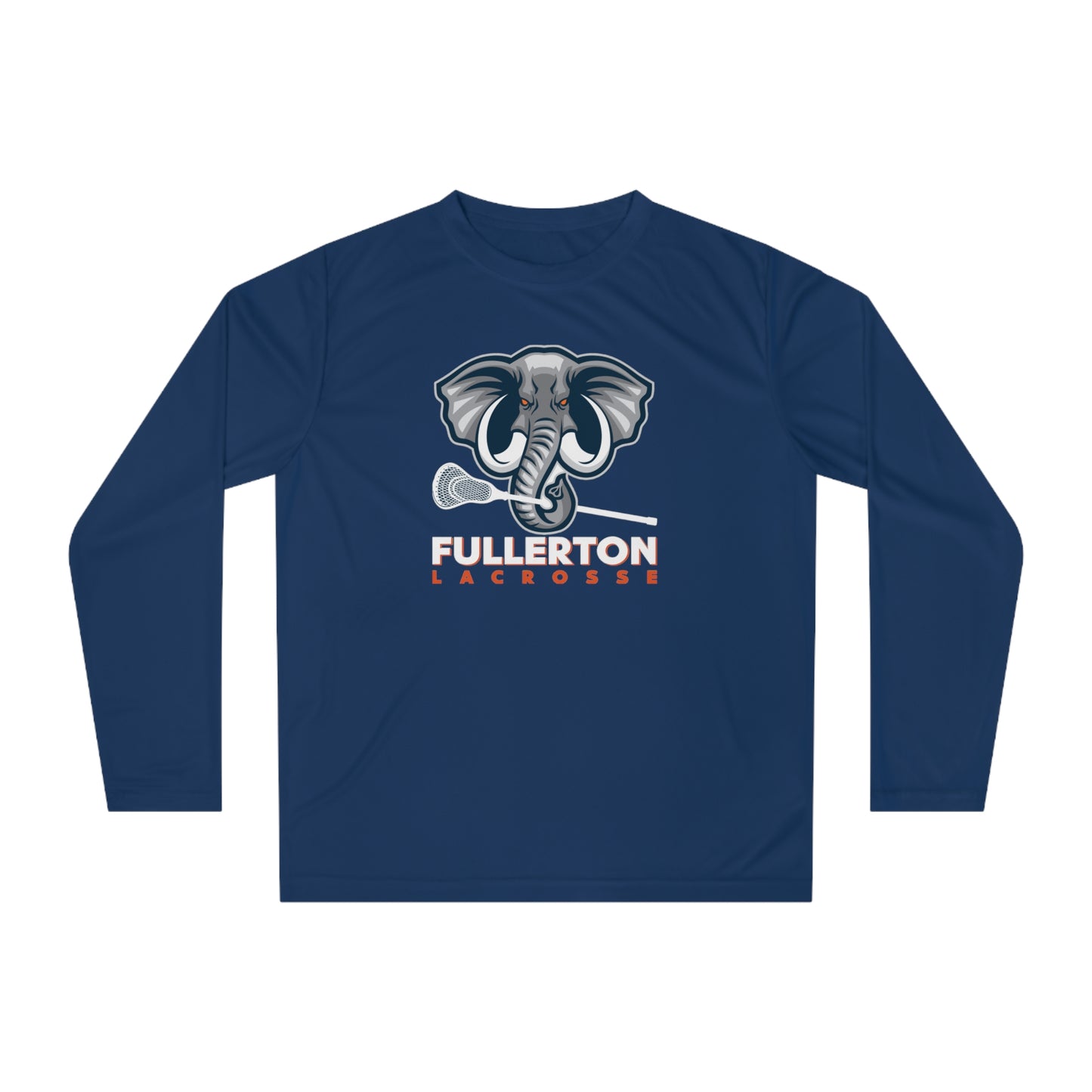 Adult CSUF Lacrosse Team 365 Performance Long Sleeve