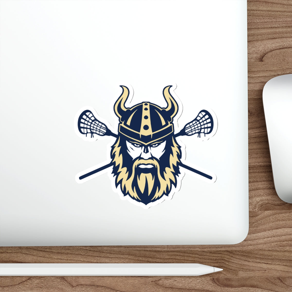Middleton Vikings Lacrosse Die-Cut Stickers