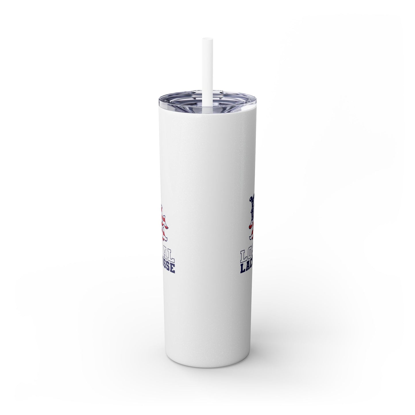 LA Lacrosse Skinny Tumbler with Straw (20oz)