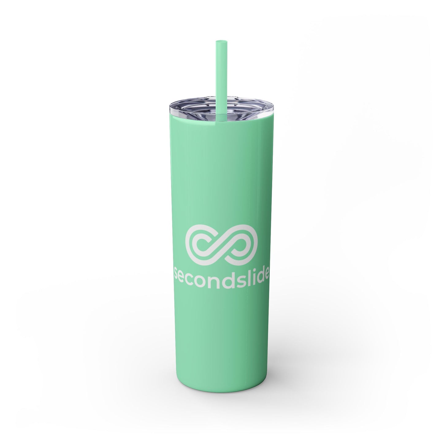 Secondslide Skinny Tumbler w/ Straw 20oz