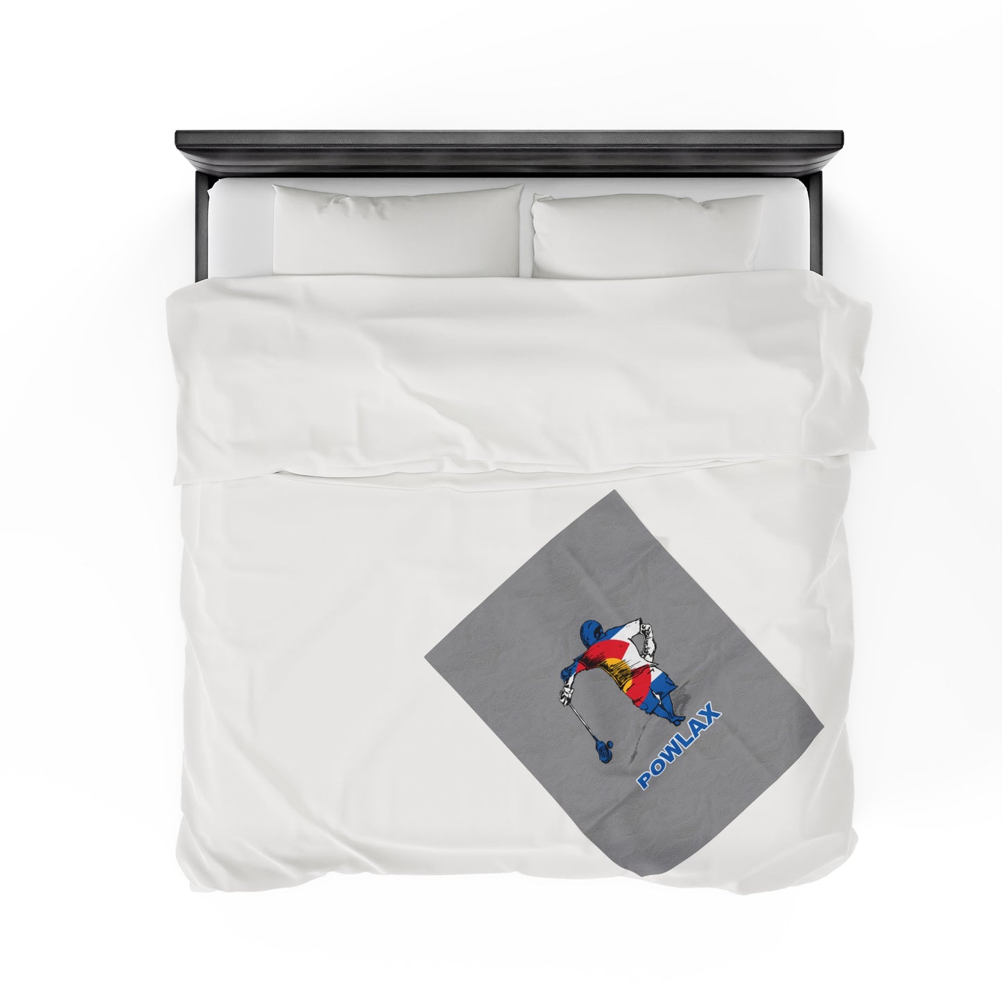 POWLAX Velveteen Plush Blanket