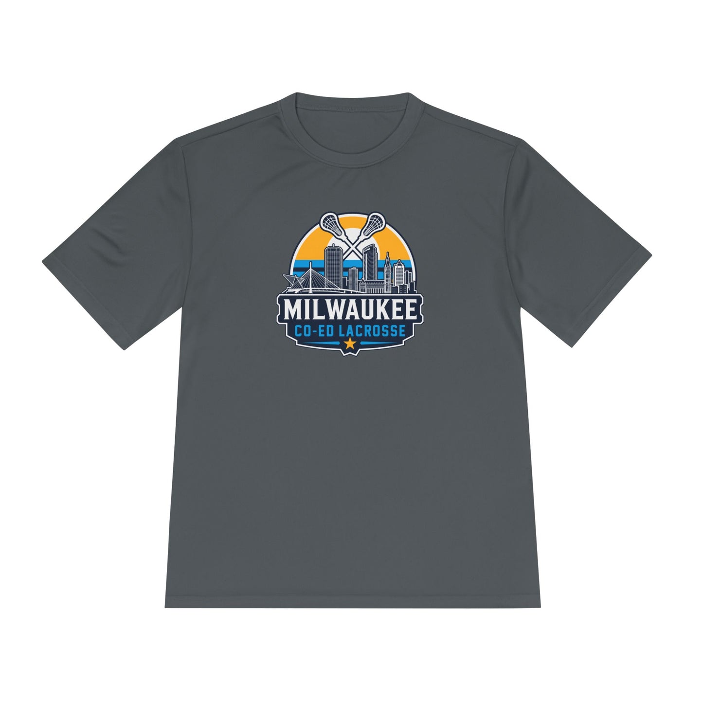 Adult Milwaukee Coed Lacrosse Club Sport-Tek Performance Shirt