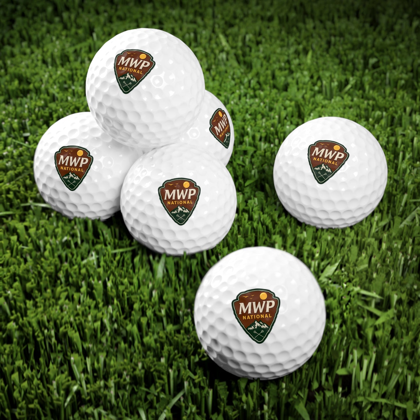 MWP National Golf Balls - 6 Pack