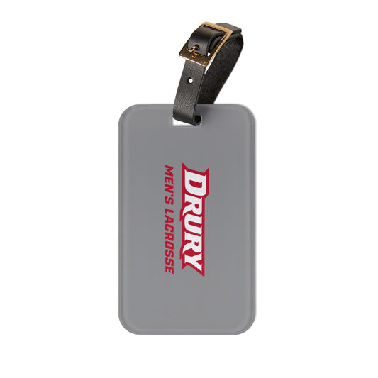 Drury Lacrosse Acrylic Luggage Tag