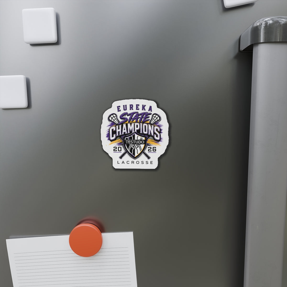Eureka Girls Lacrosse Die-Cut Magnet
