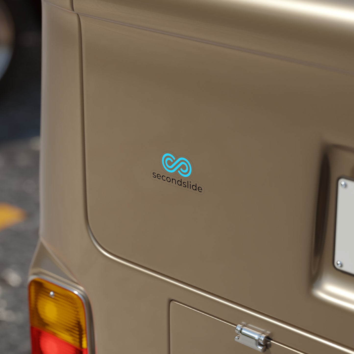 Secondslide Die-Cut Transparent Outdoor Stickers (3-Pack)