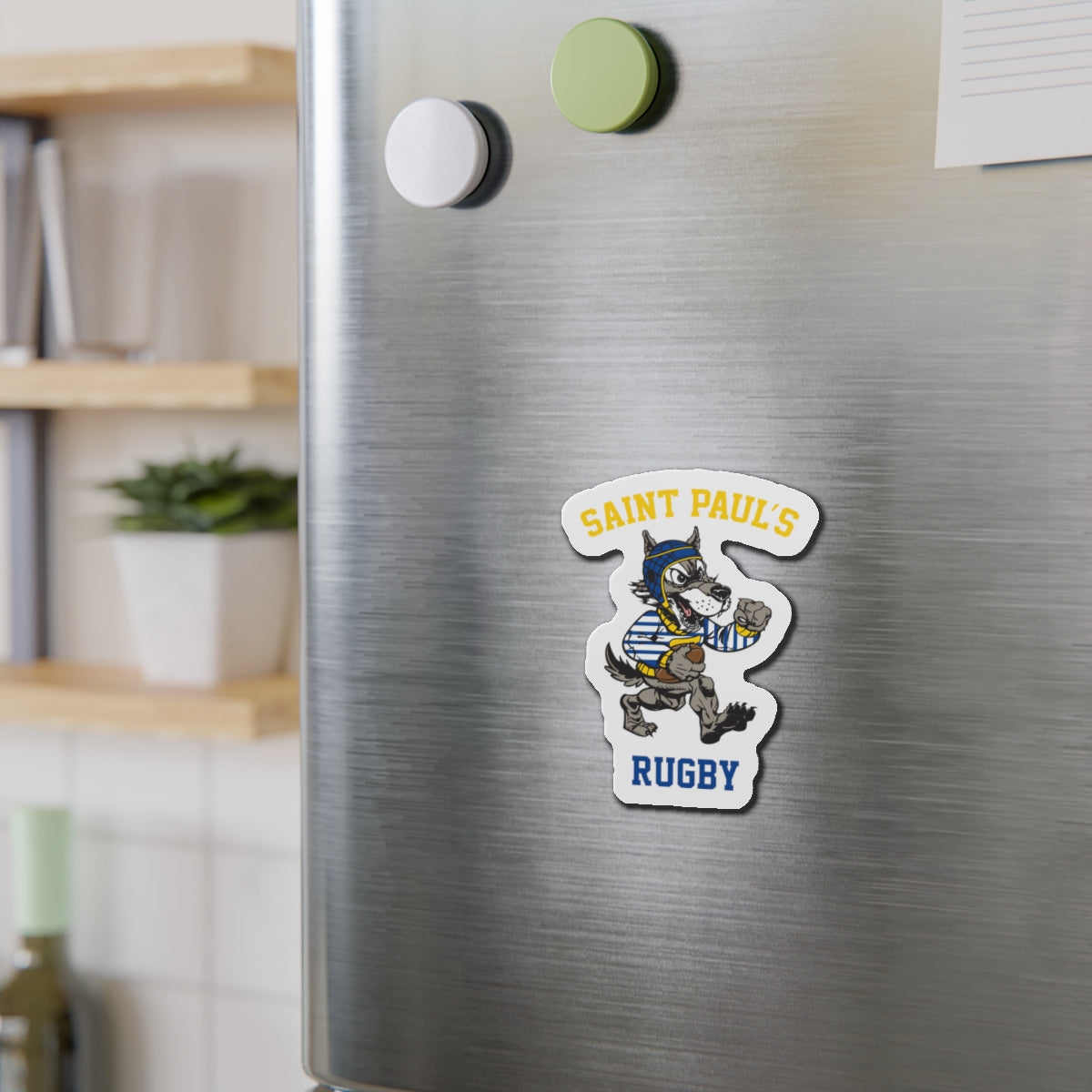 St. Paul's Rugby Die-Cut Magnet