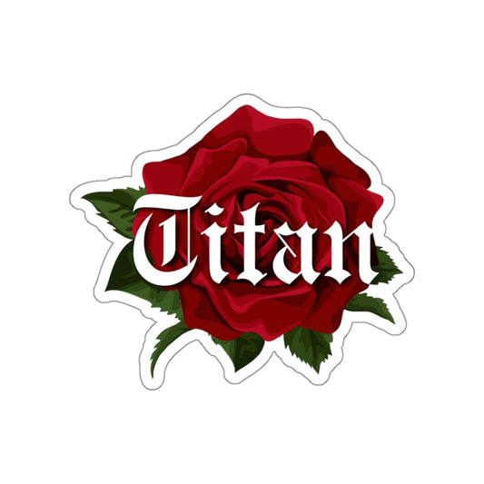 Titan Lacrosse Die-Cut  Sticker