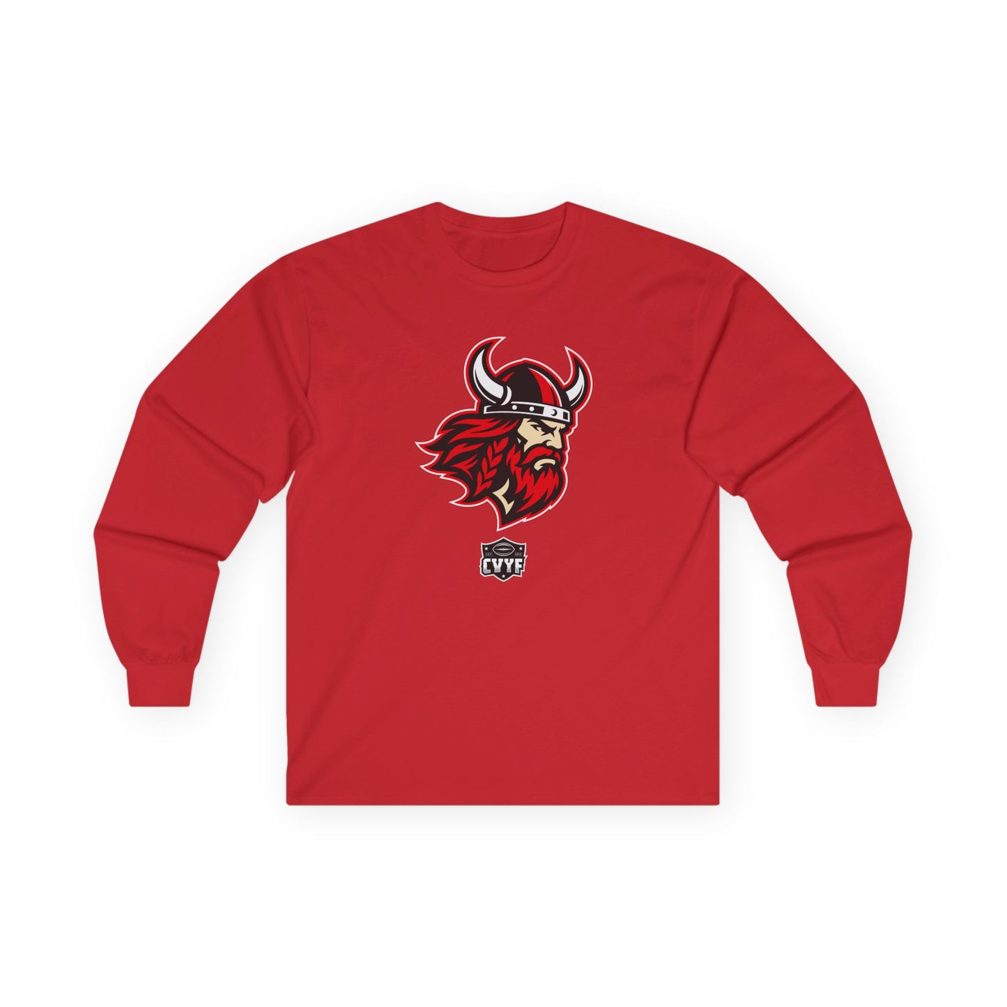 Adult Bloomer Vikings Gildan Ultra Cotton Long Sleeve