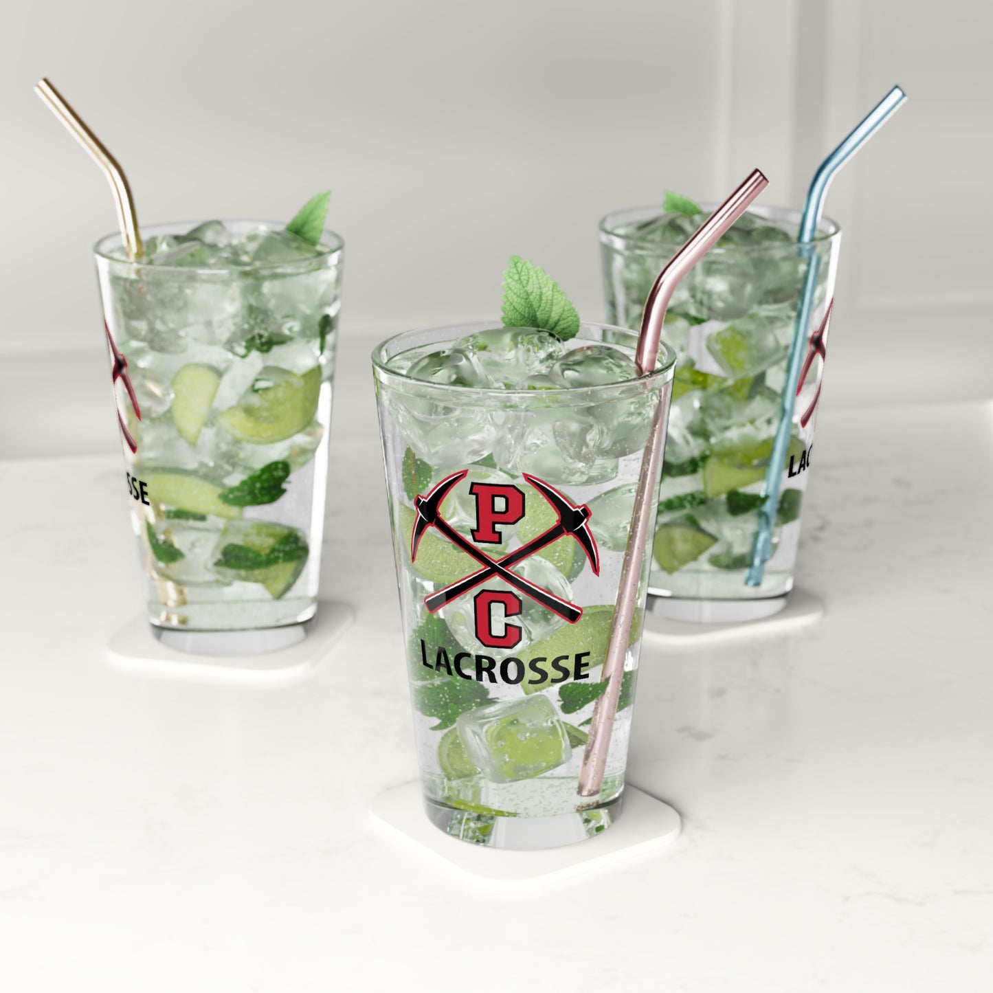 PCHS Boys Lacrosse Pint Glass - 16oz