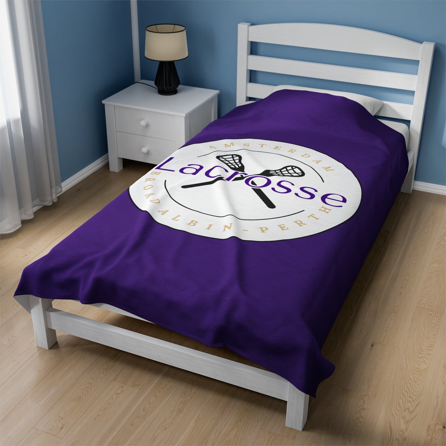 Amsterdam Lacrosse Velveteen Plush Blanket (60 x 80)