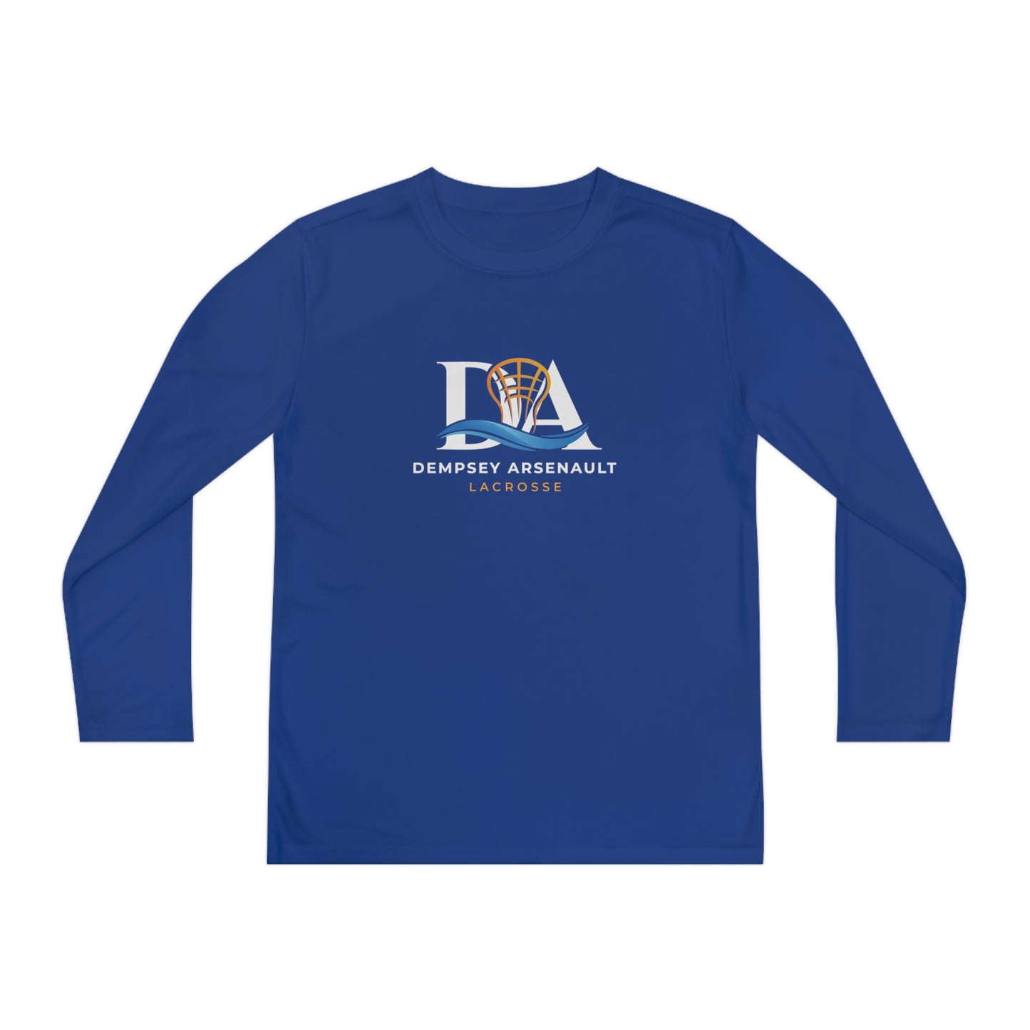 Youth Dempsey Arsenault Lacrosse Sport-Tek Performance Long Sleeve