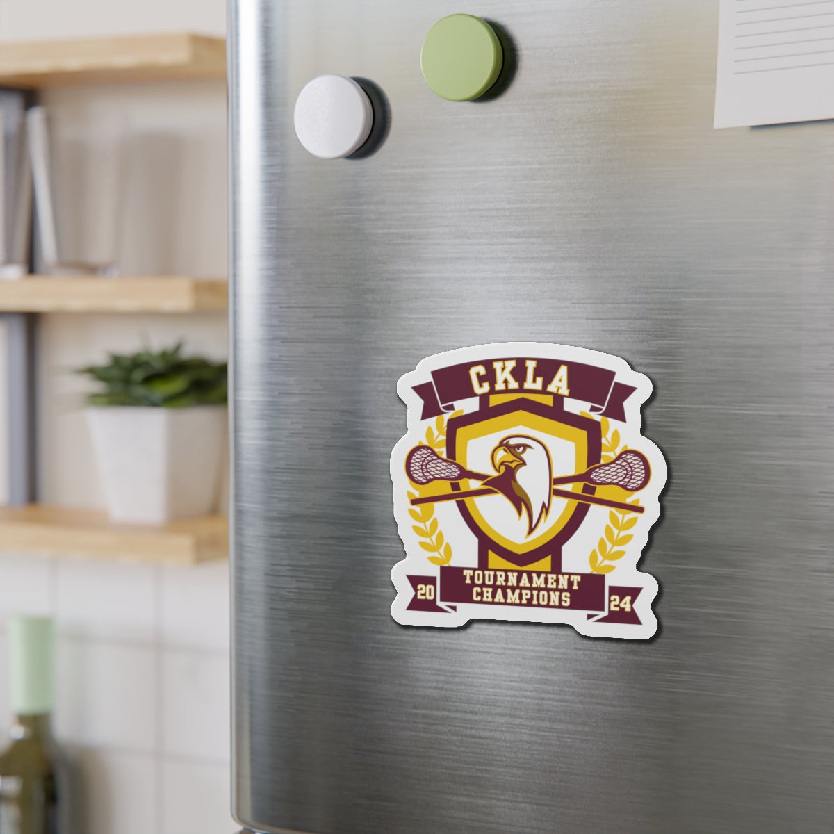 Jessie Clark Lacrosse Die-Cut Magnets