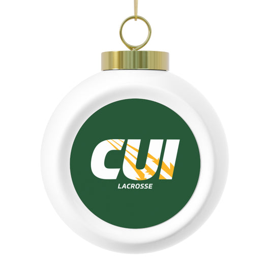 CUI Lacrosse Christmas Ball Ornament