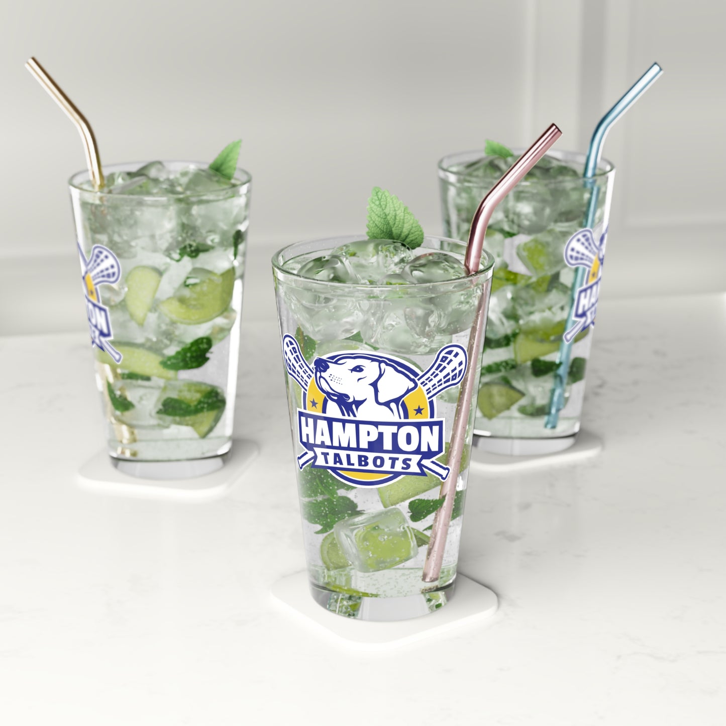Hampton Lacrosse Pint Glass