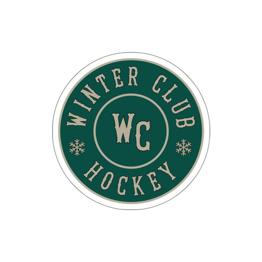 Winter Club Die-Cut Sticker