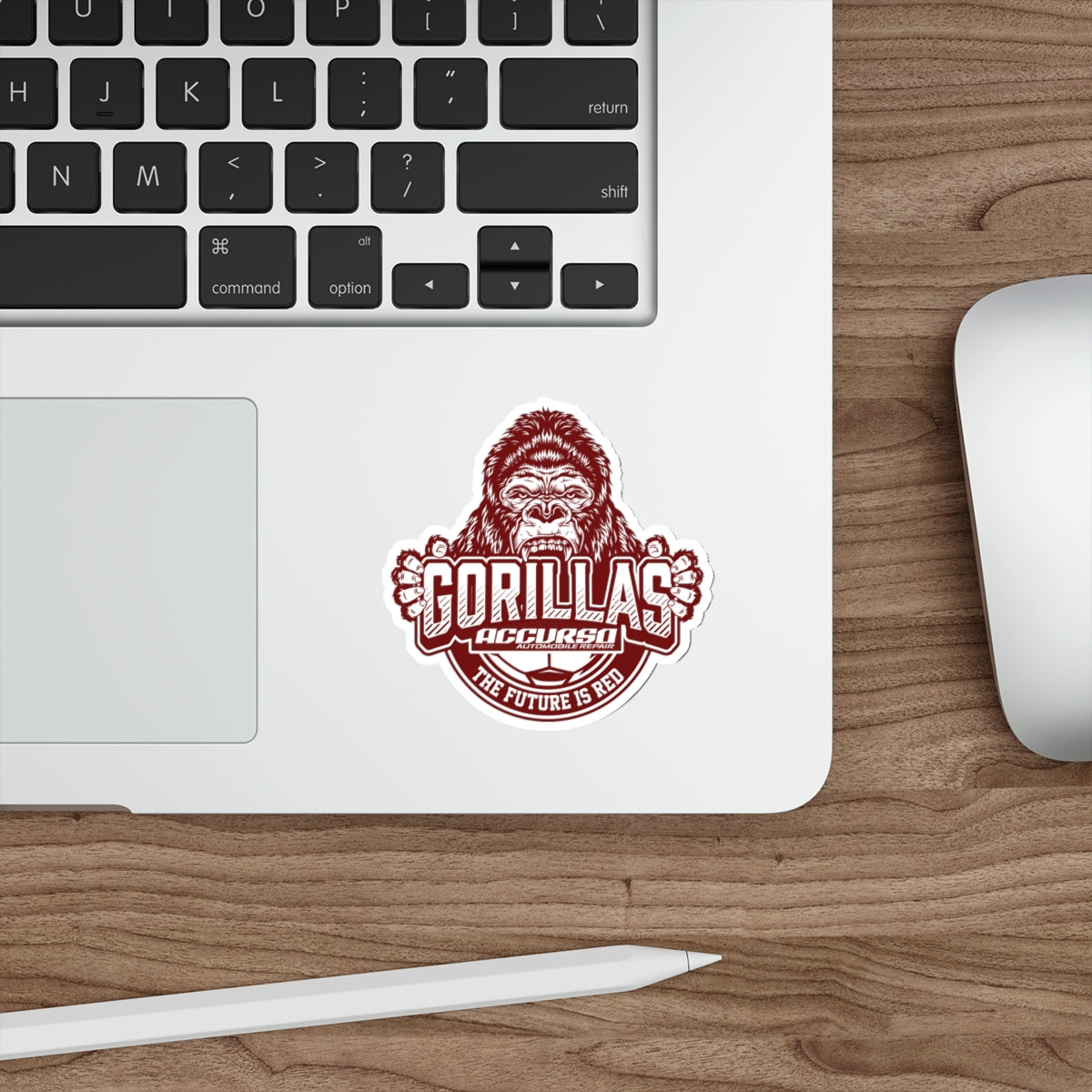 Accurso Gorillas Club Die-Cut Sticker