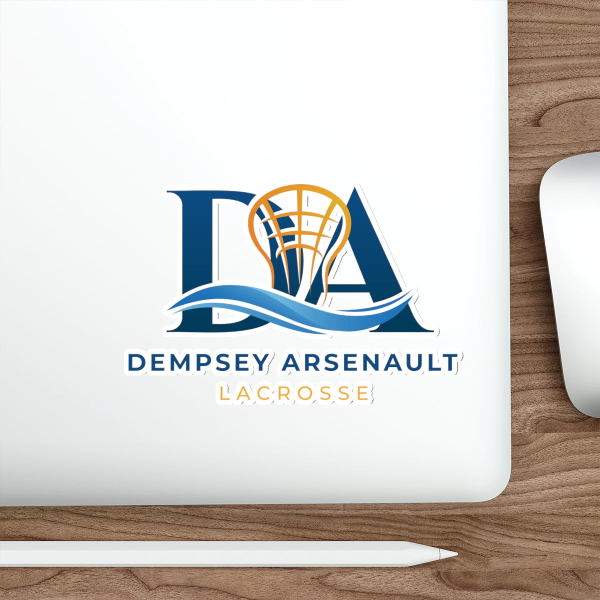 Dempsey Arsenault Lacrosse Die Cut Stickers