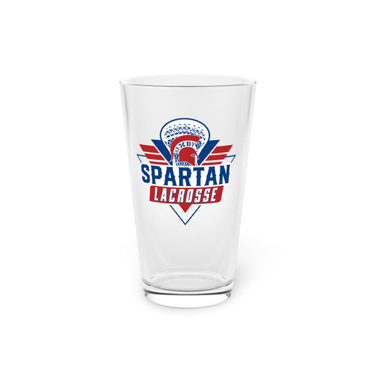 Bixby Spartan Lacrosse Pint Glass