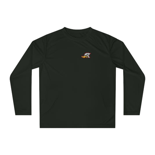 Adult Grey Duck Lacrosse Team 365 Performance Long Sleeve Shirt