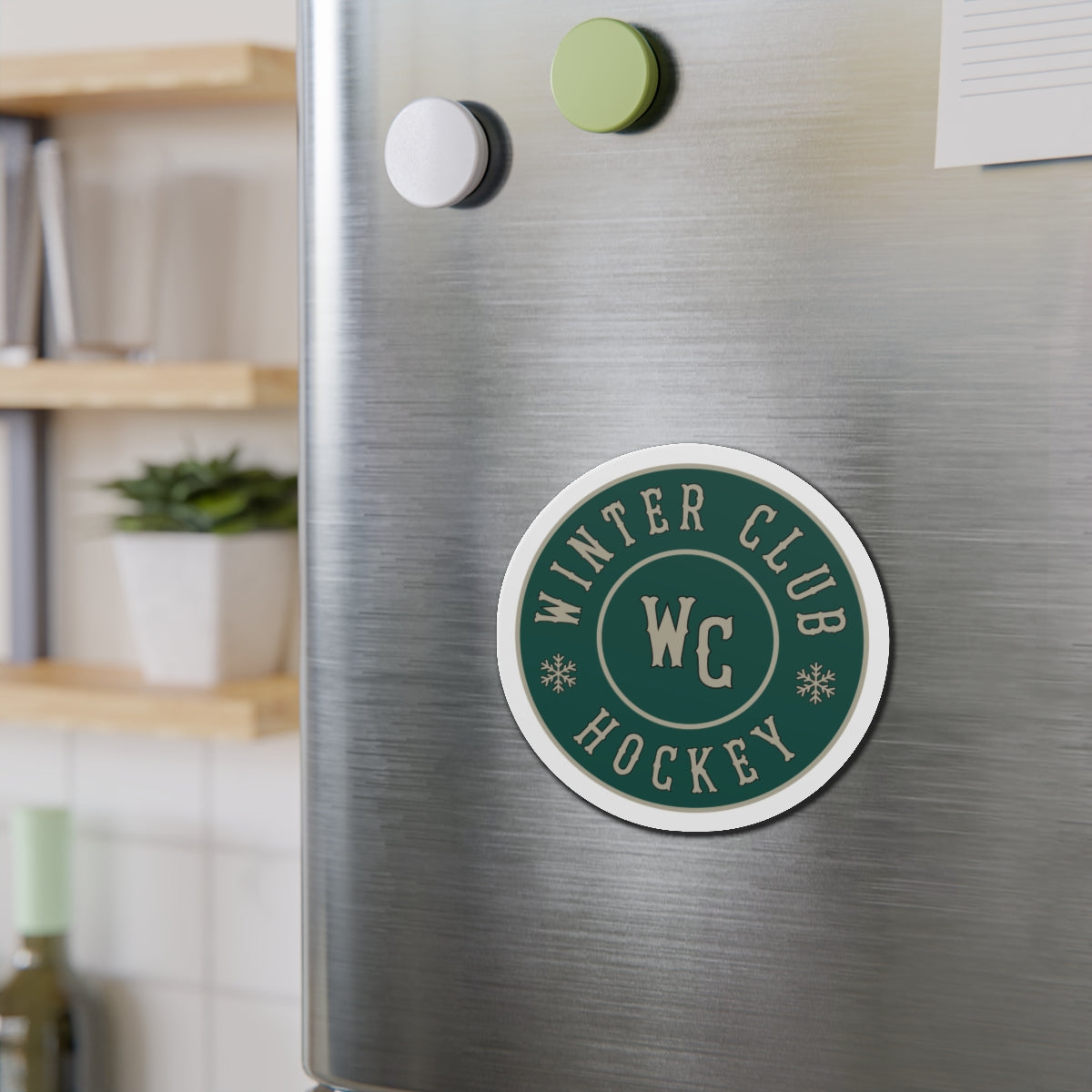 Winter Club Die-Cut Magnet