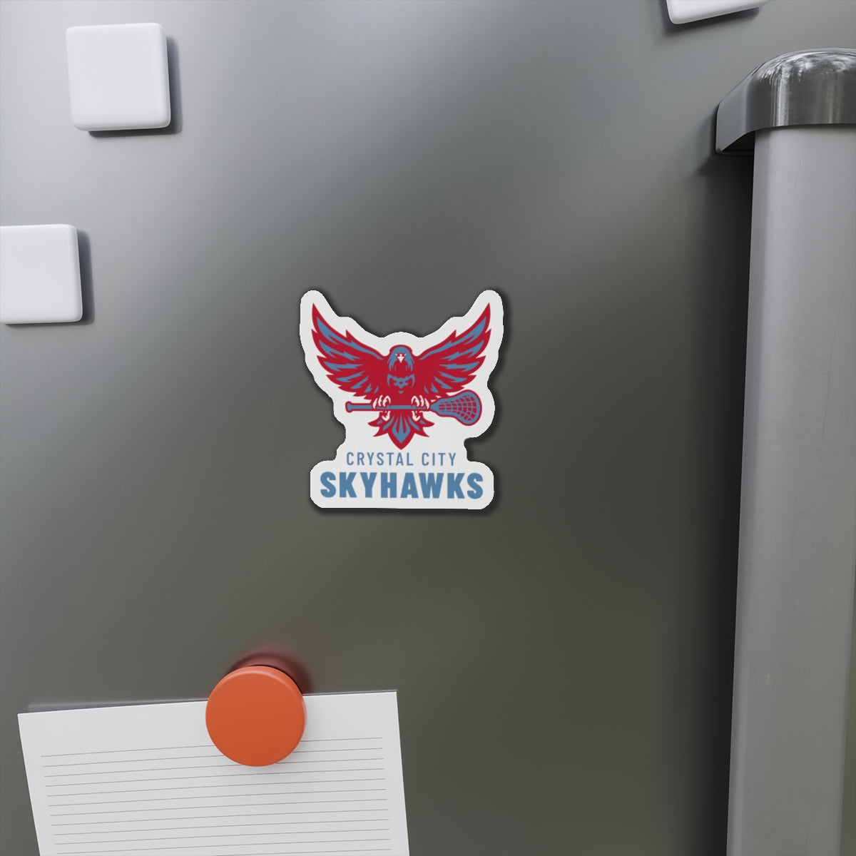 Crystal City Skyhawks Die-Cut Magnet
