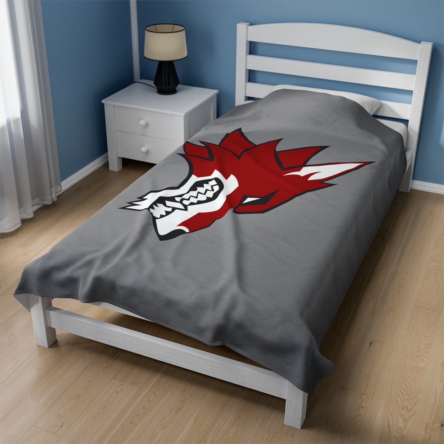 Columbus Coyotes Velveteen Plush Blanket (60" x 80")