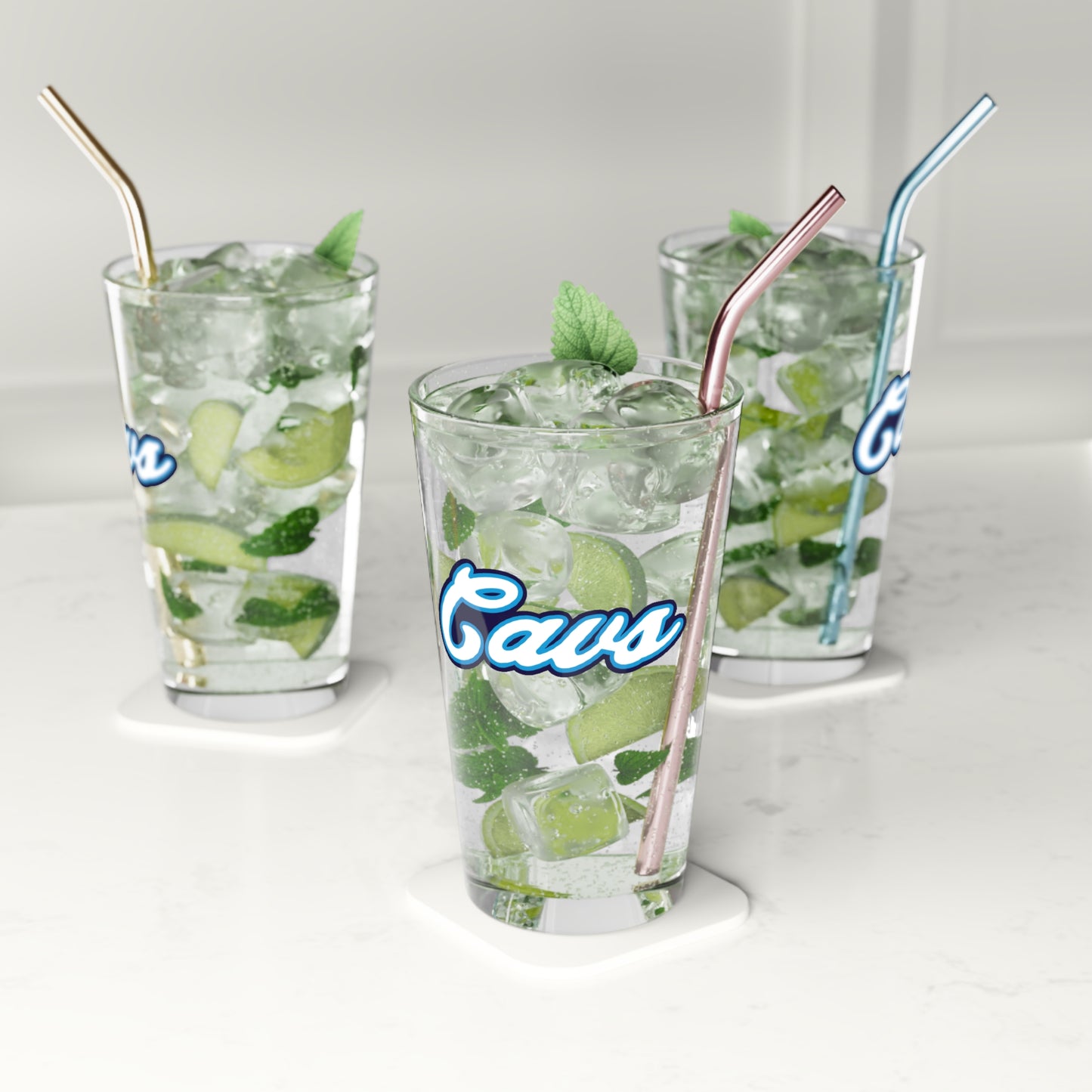 Cavaliers Lacrosse Pint Glass - 16oz