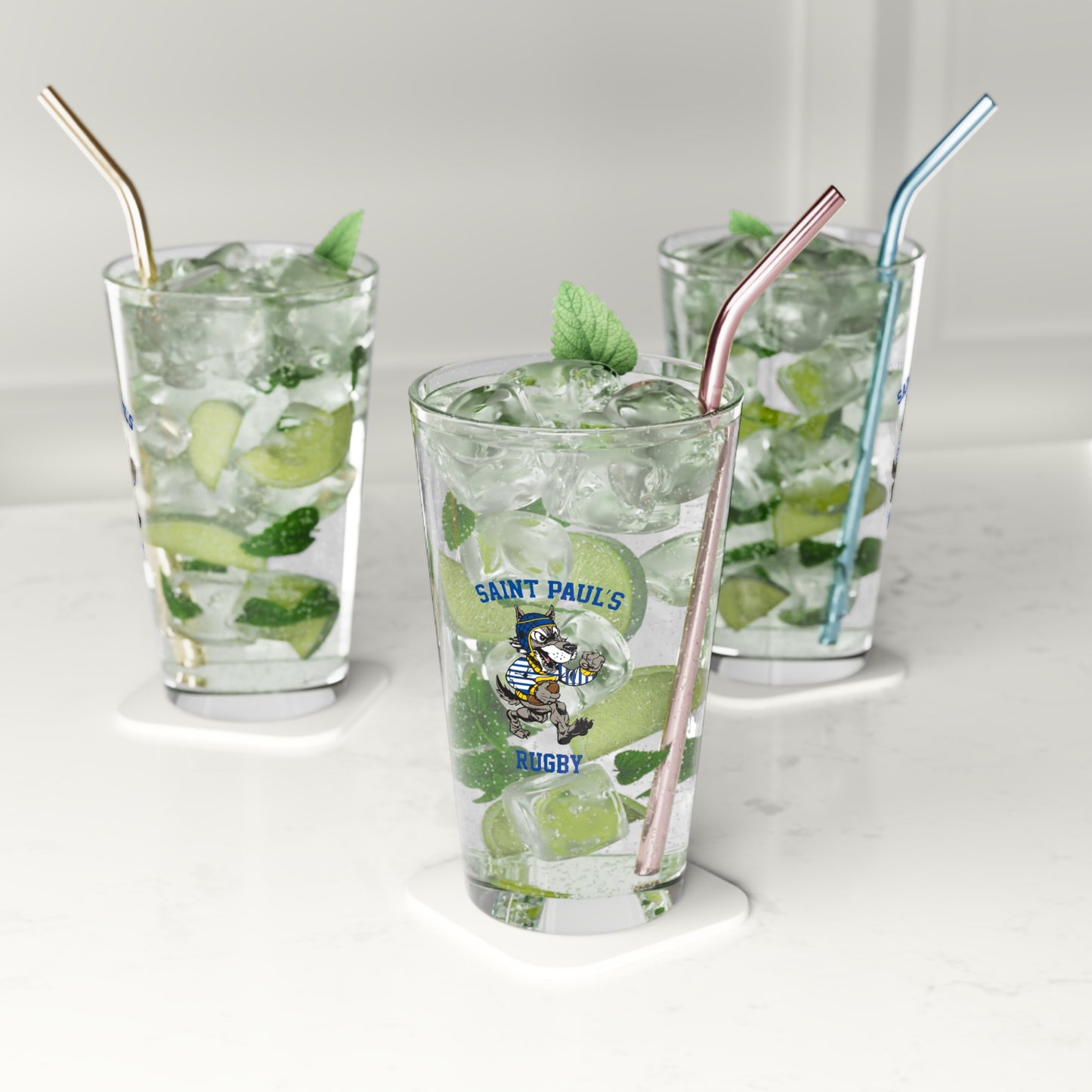 St. Paul's Rugby Pint Glass - 16oz