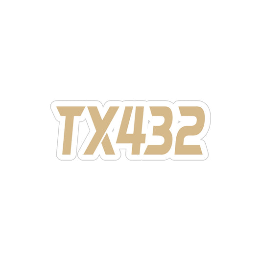 Die-Cut Transparent Outdoor Stickers 6X6