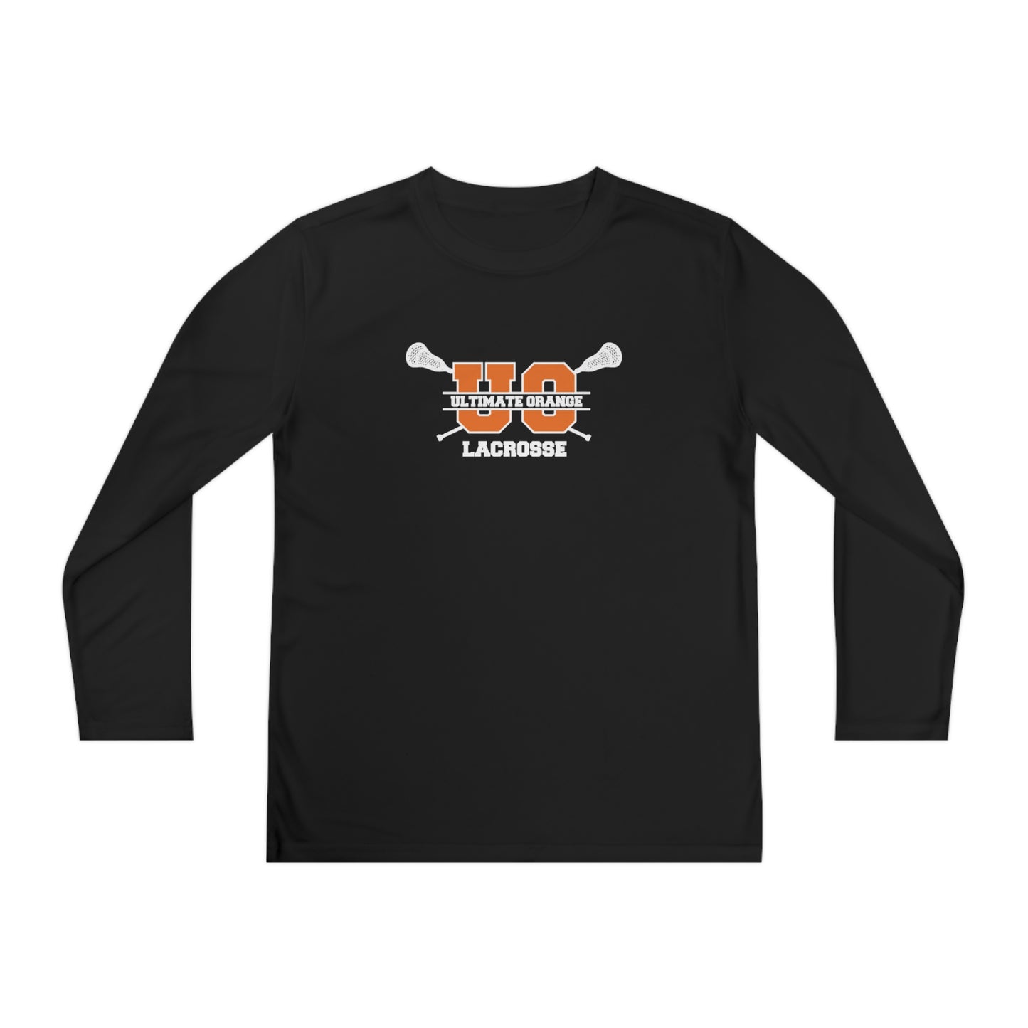 Youth Ultimate Orange Sport-Tek Performance Long Sleeve Shirt