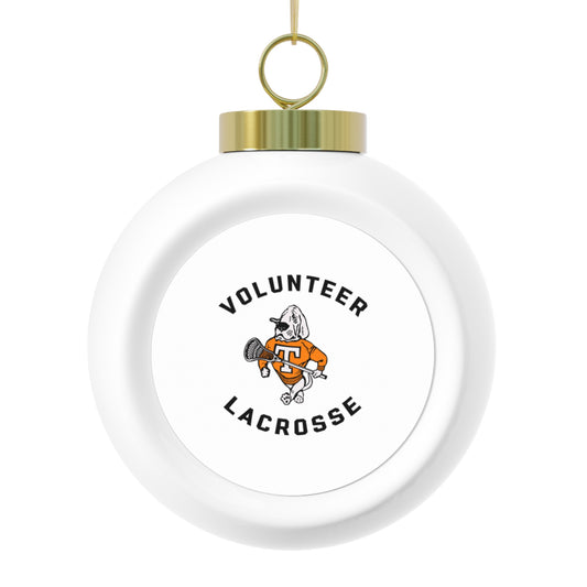 Tennessee Lacrosse Christmas Ball Ornament