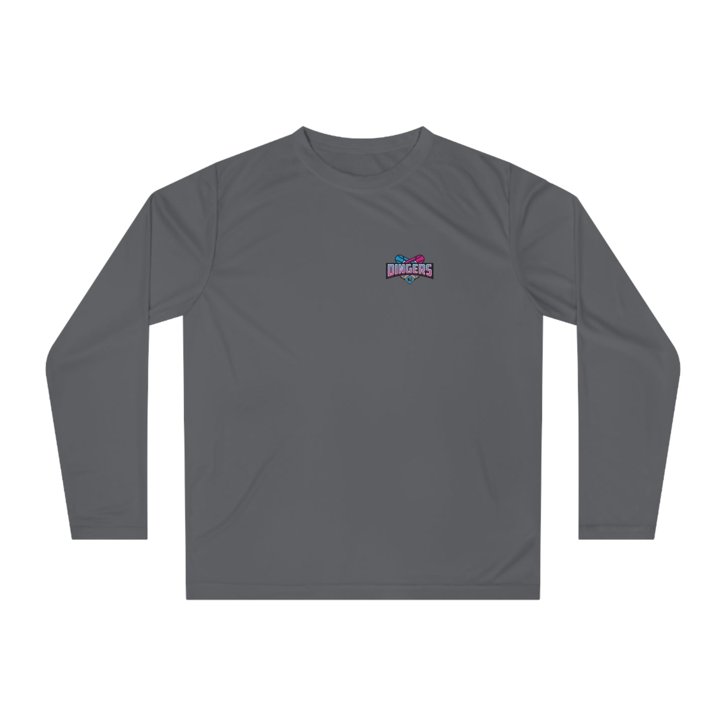Personalizable - Adult Dingers Gear Team 365 Performance Long Sleeve Shirt
