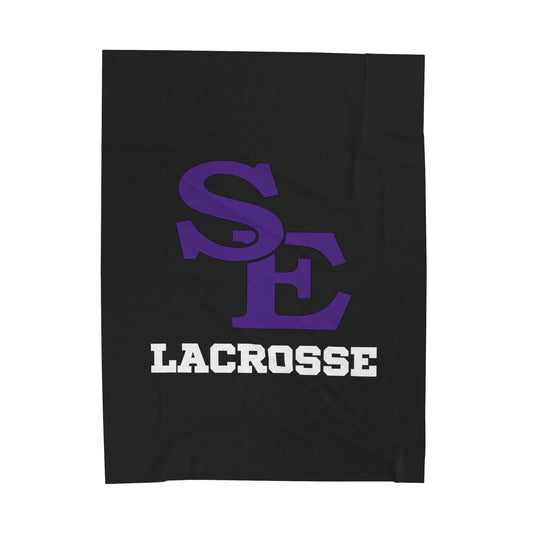 SE Lacrosse Velveteen Plush Blanket