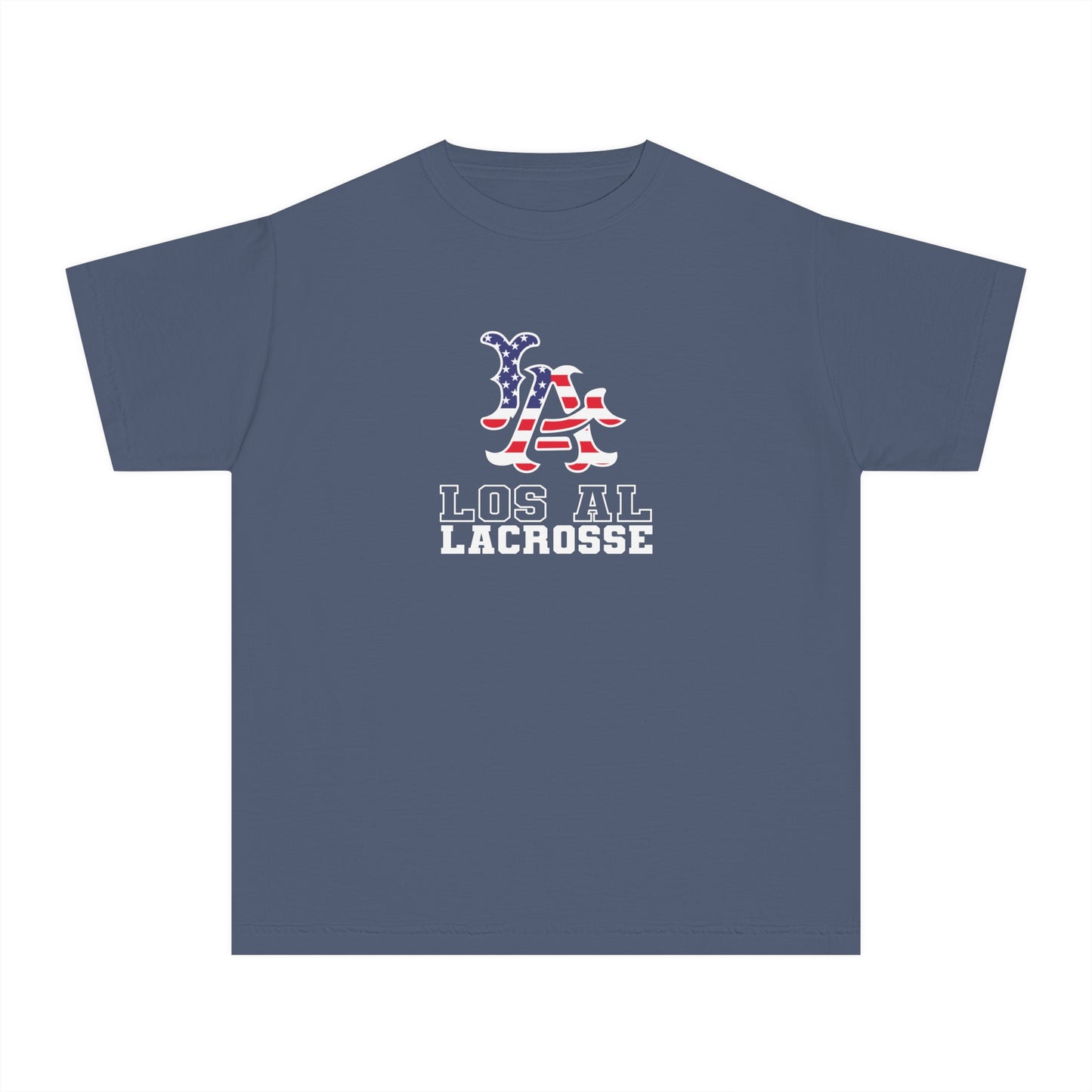 Youth LA Lacrosse Garment Dyed T-Shirt