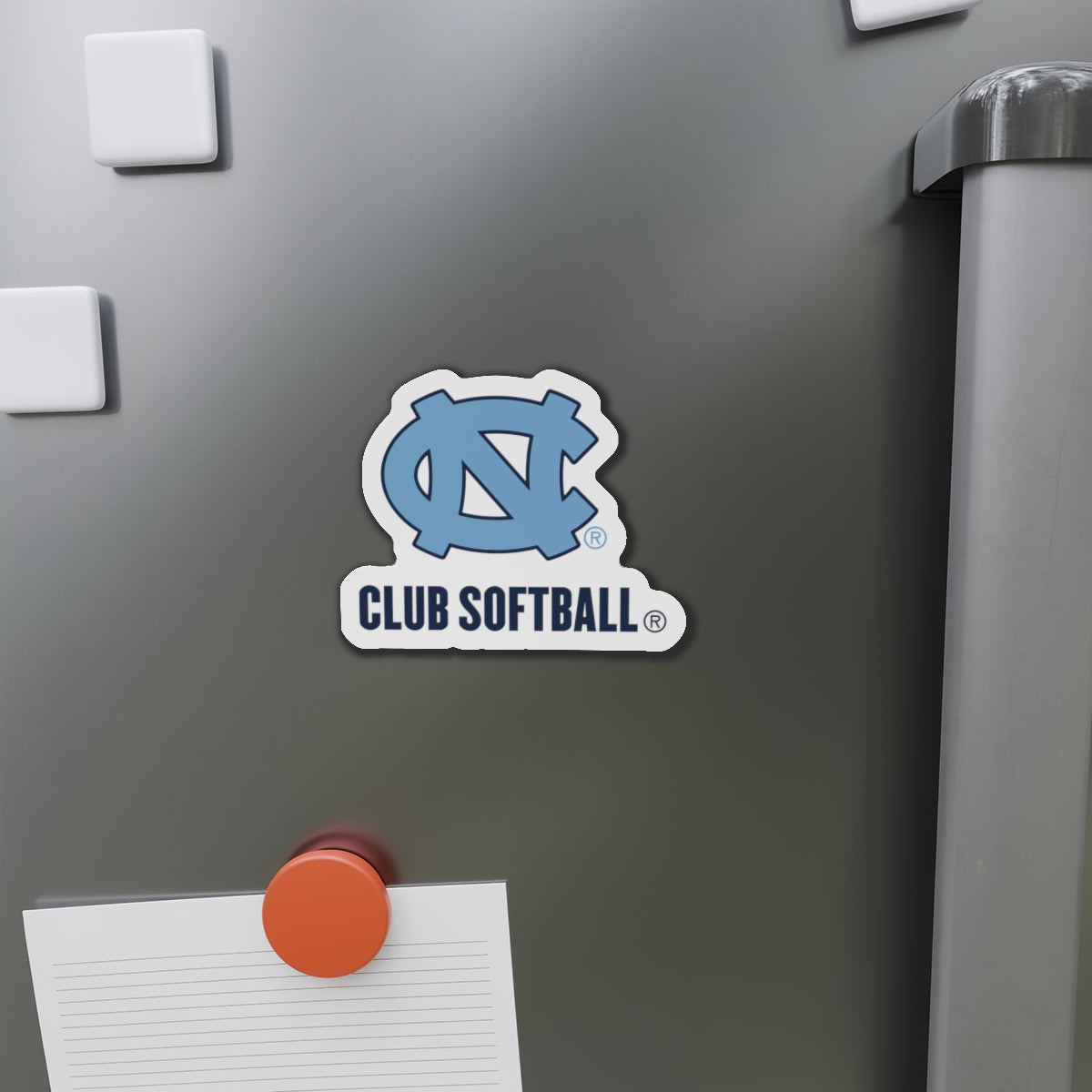 UNC Club Softball Die Cut Magnet