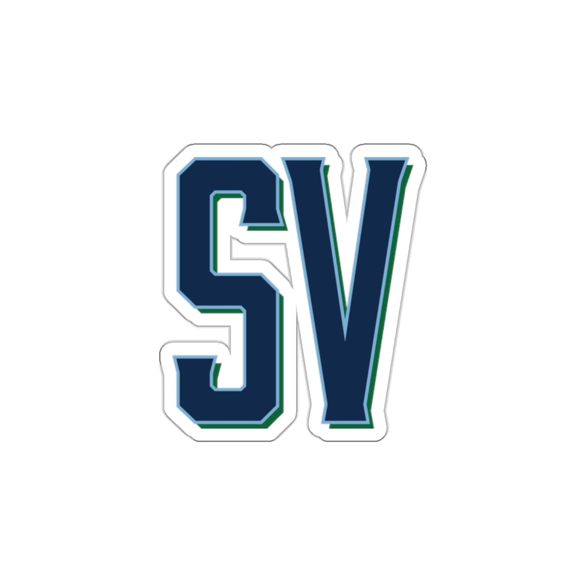 Sun Valley Lacrosse Die-Cut Sticker