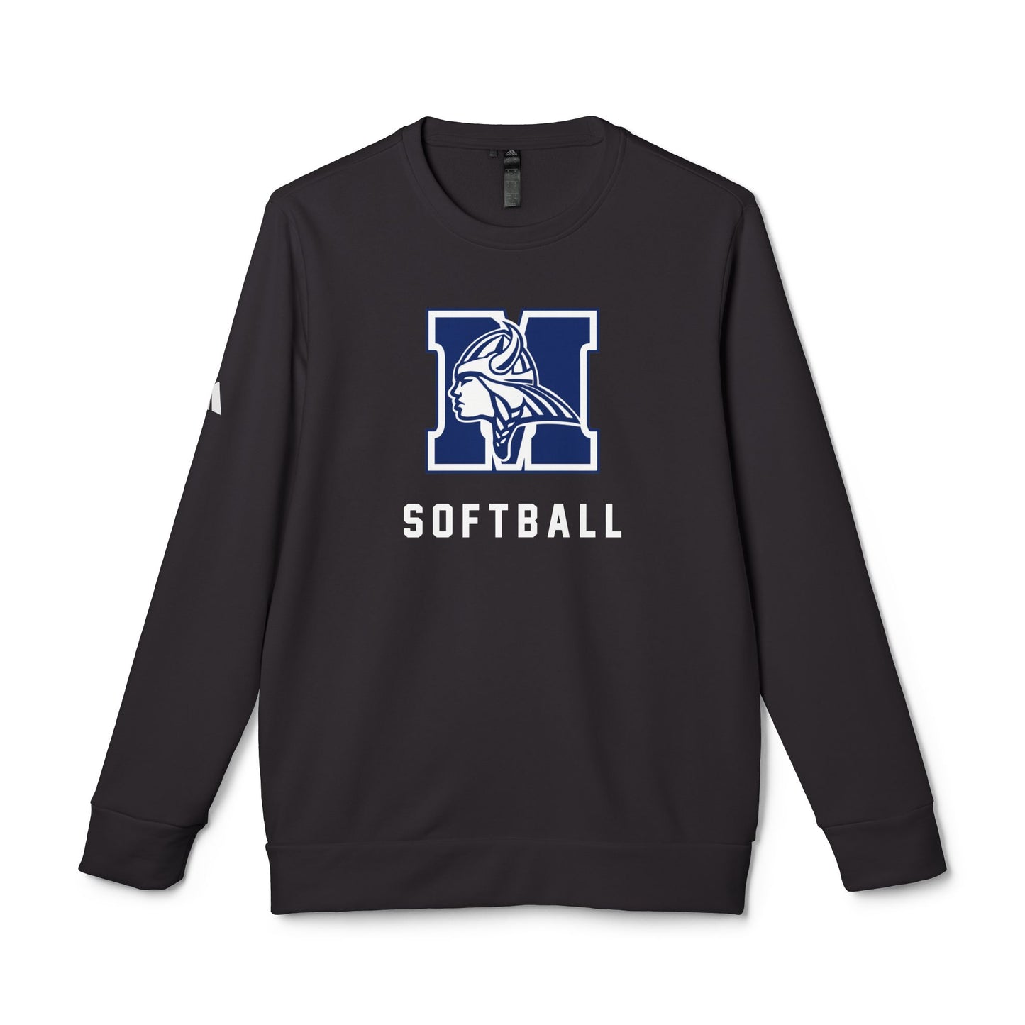 Adult Maclay Softball Adidas Fleece Crewneck Sweatshirt