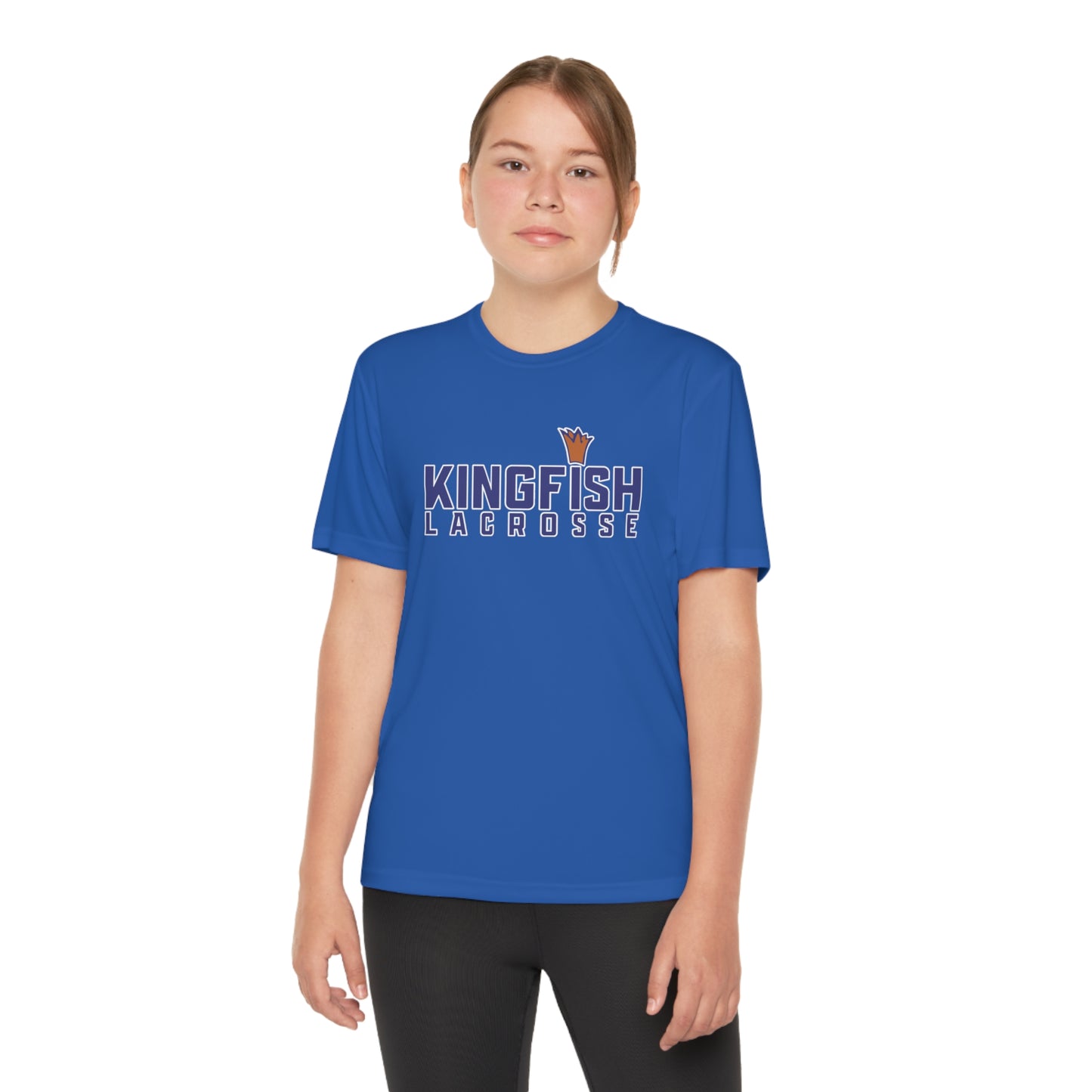 Youth Kingfish Lacrosse Sport-Tek Performance T-shirt