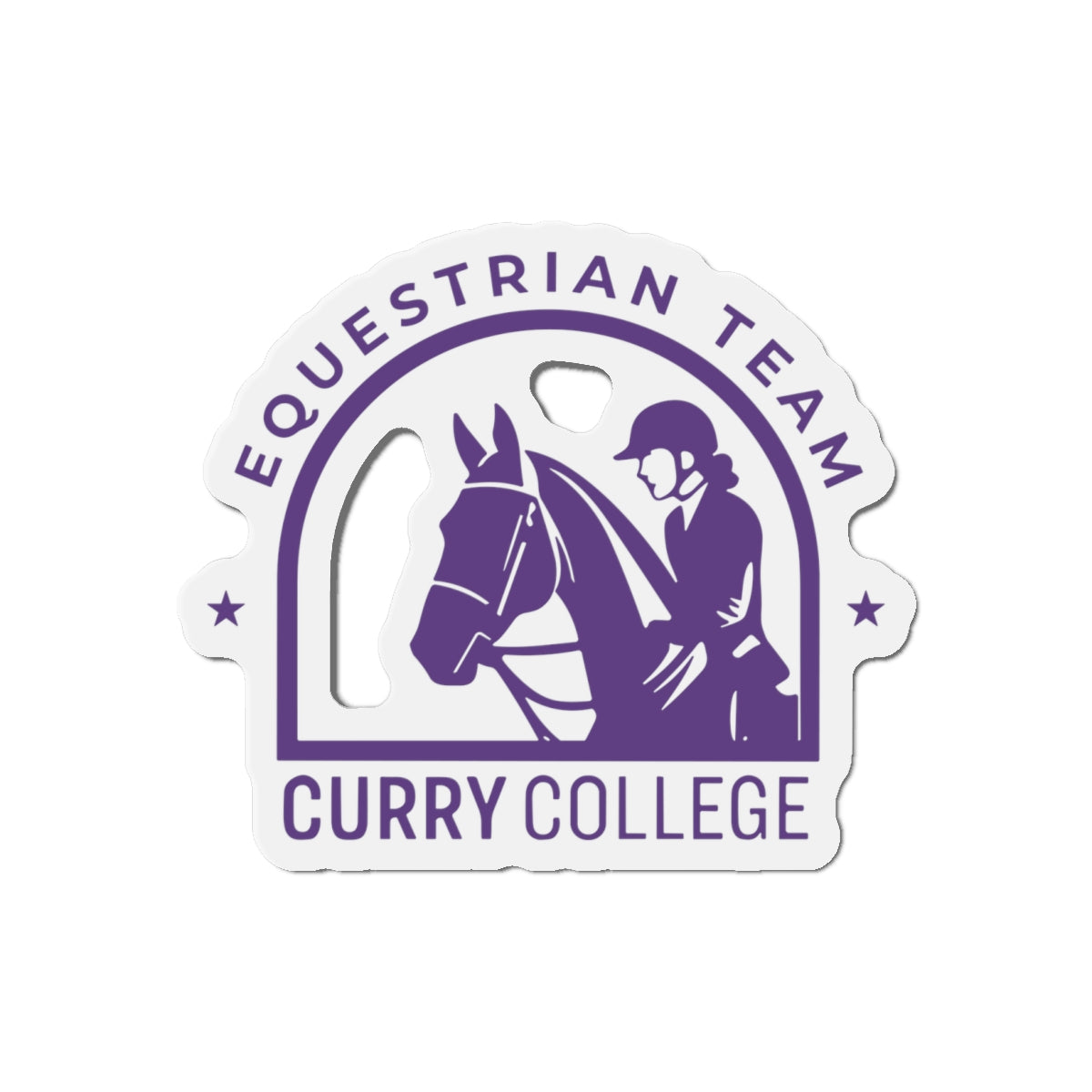CC Equestrian Die-Cut Magnet