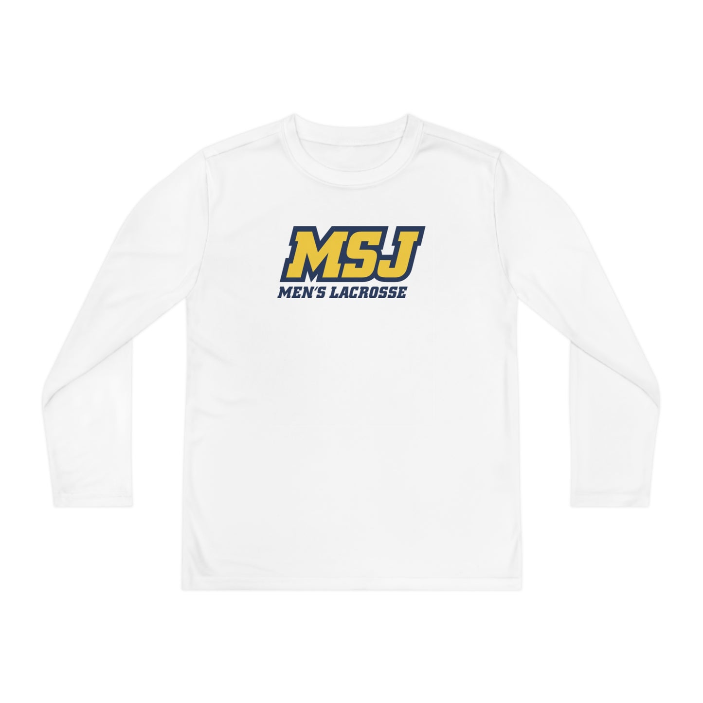 Youth MSJ Lacrosse Sport-Tek Performance Long Sleeve
