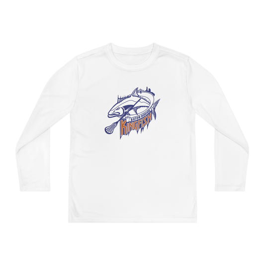 Youth Kingfish Lacrosse Sport-Tek Performance Long Sleeve Shirt