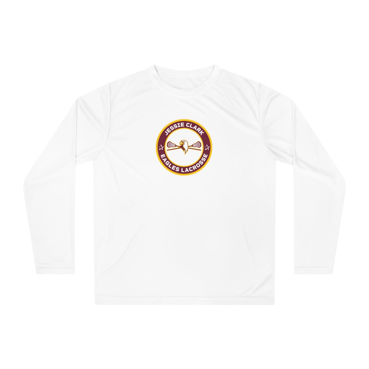 Jessie Clark Lacrosse Unisex Performance Long Sleeve Shirt