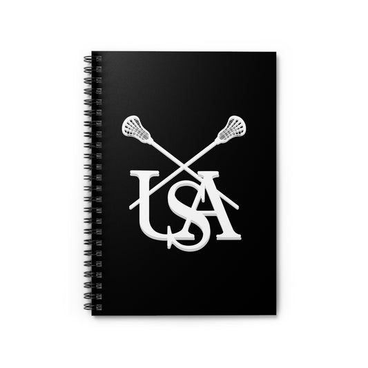 USA Lacrosse Spiral Notebook - Ruled Line (8" x 6")